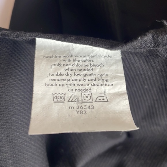 Calvin Klein Non Iron Black Dress Shirt Size 18.5 - Picture 5 of 8